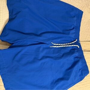 GAP Men's Vibrant Blue Swim Trunks